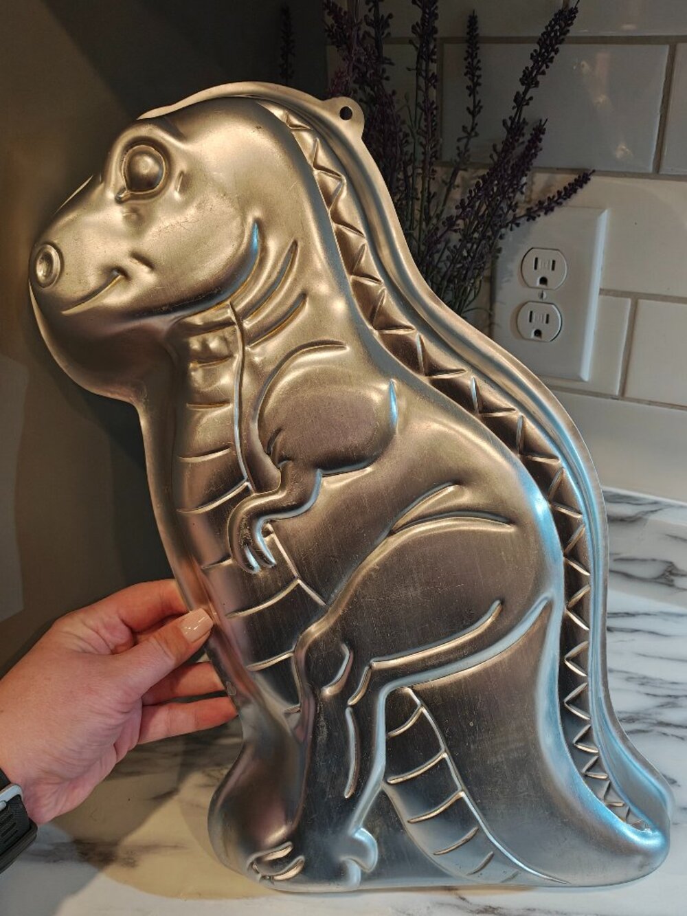 Vintage 1987 Wilton Partysaurus T-Rex Cake Pan #2105-1280 Dinosaur